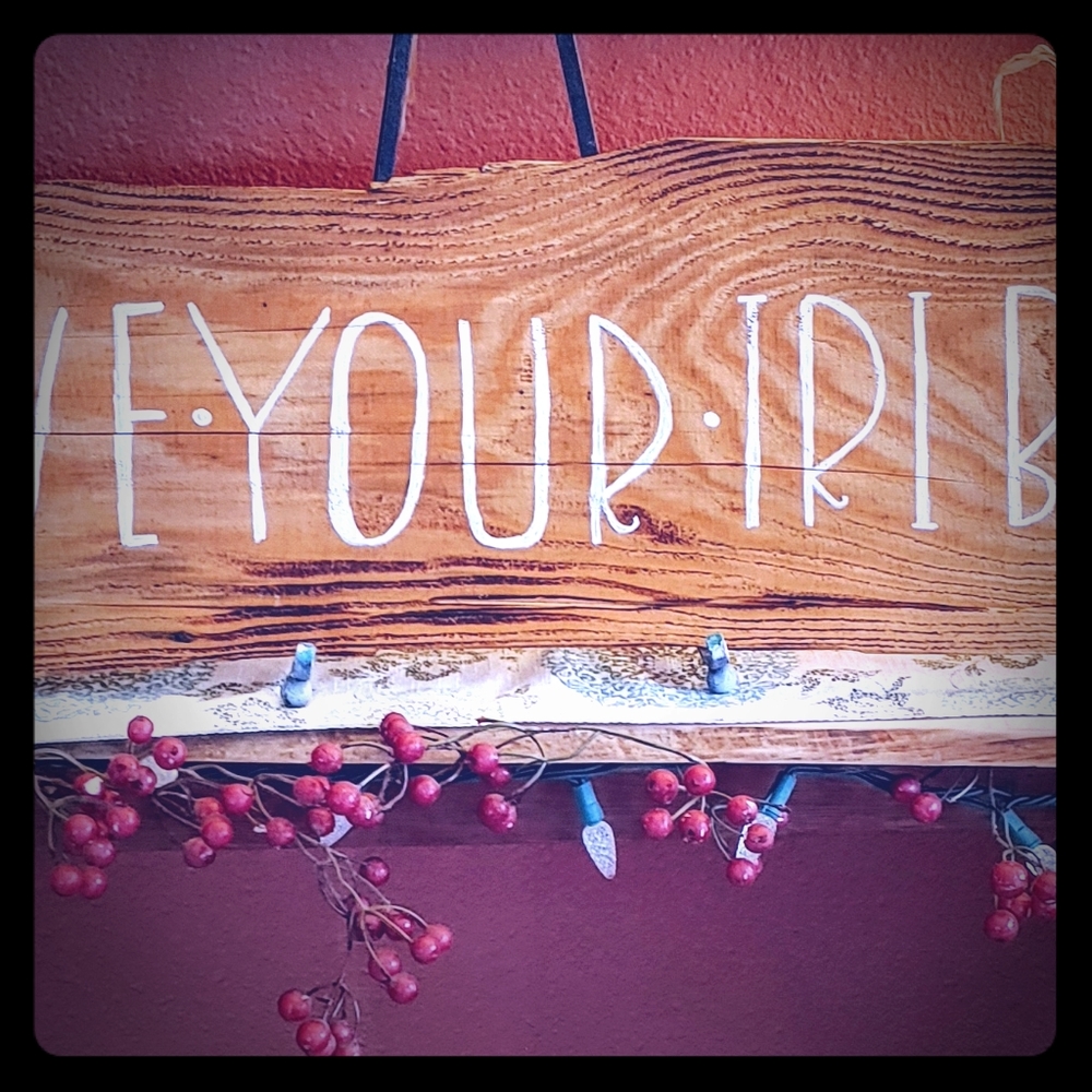 Rough cut hand milled rough cut fir homemade sign